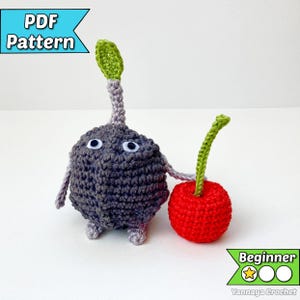 Pikmin-haakpatroon Rock (pdf) - op videogame geïnspireerde amigurumi (beginner)