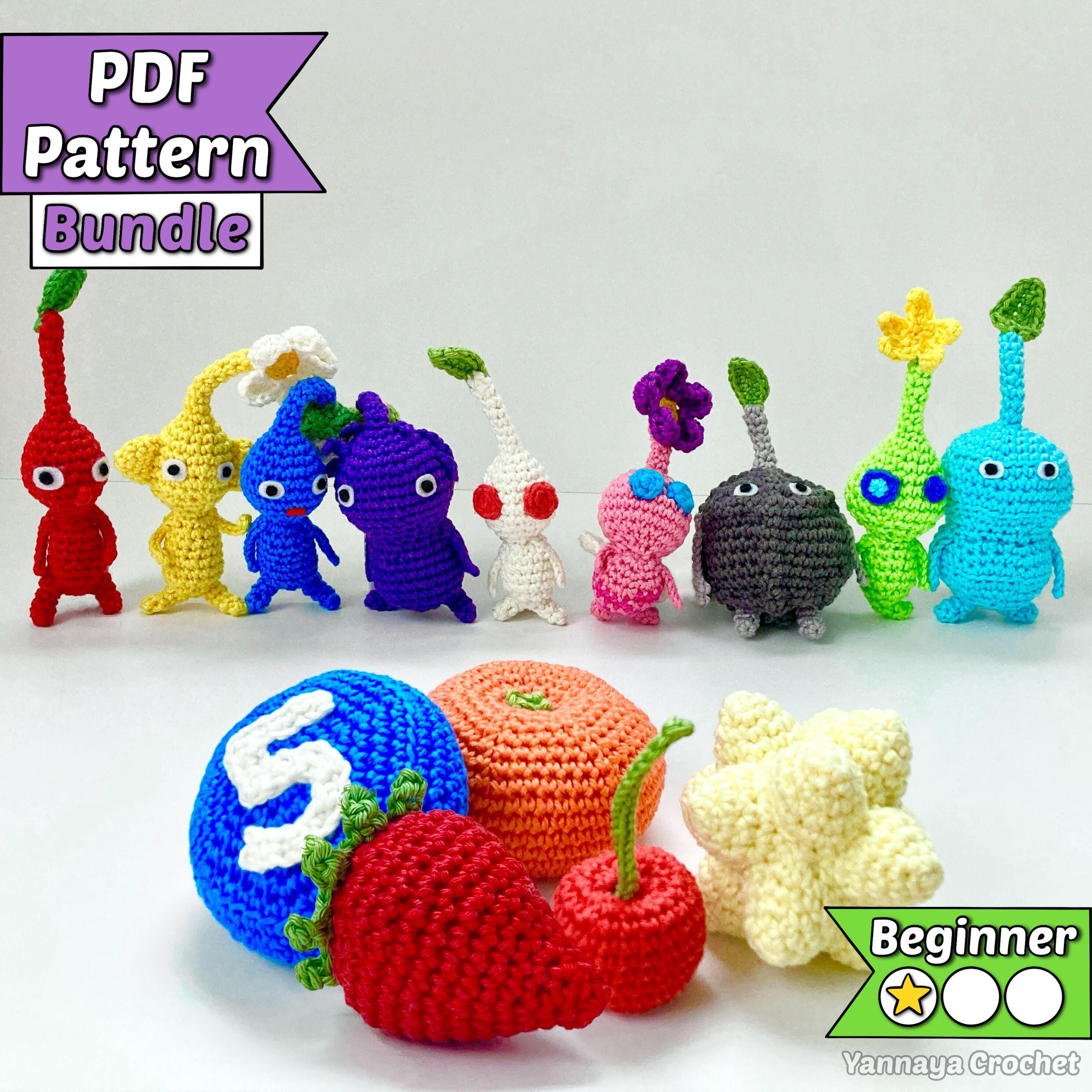 All Pikmin Crochet Pattern PDF Bundle - Video Game Inspired