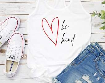 Be Kind Tank-top, Christian Tank-top, Women's Inspirational Tank-top, Workout Tank-top, Gift for Mom, Gift for Sister, Motivational Tank-Top