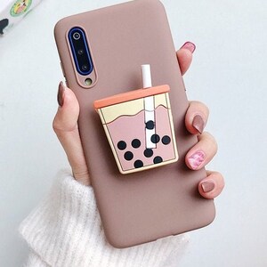NEU Universal Phone Grip P0P Fassung Handyhalter 3D Cartoon animierte BubbleTea Geschenk Handyhalter Handyhülle Android Ios Google Samsung Iphone