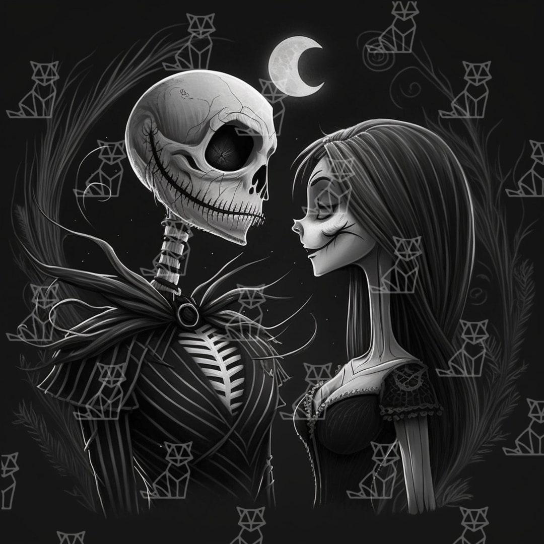 Jack and Sally Png Jack Png Sally Png Nightmare Before - Etsy