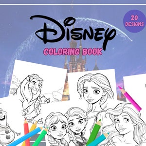 Frozen Elsa Coloring Book for Kids 21 Pages 