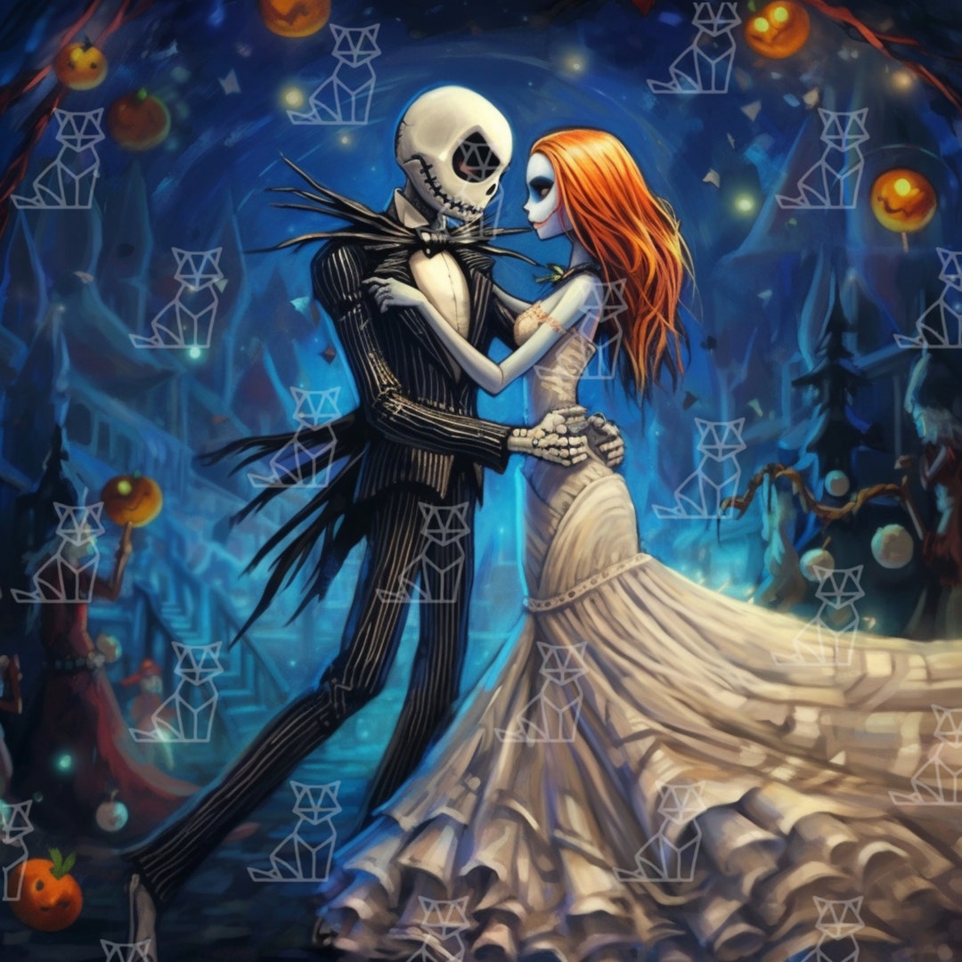 Jack and Sally Png, Jack Png, Sally Png, Nightmare Before Christmas PNG ...