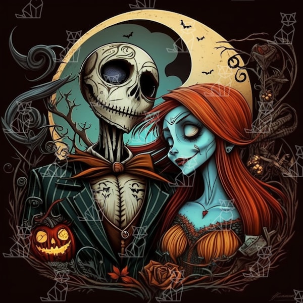 Jack and Sally - Etsy