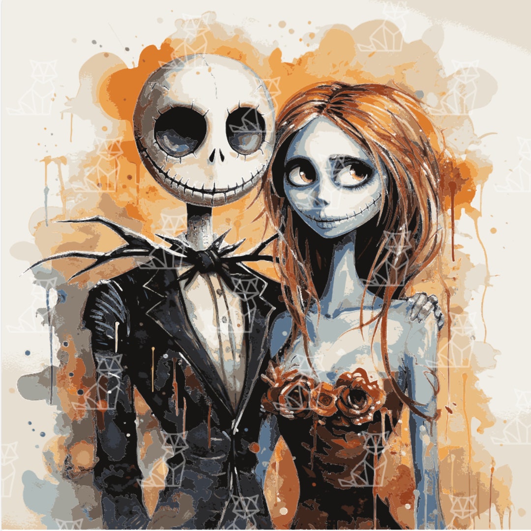 Jack and Sally Svg, Jack Svg, Sally Svg Nightmare Before Christmas Svg