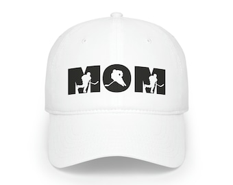 Hockey Mom Low Profile Baseball Cap
