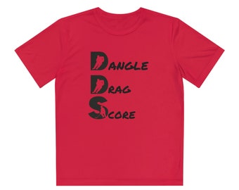 Dangle. Drag. Score. Youth Competitor Tee