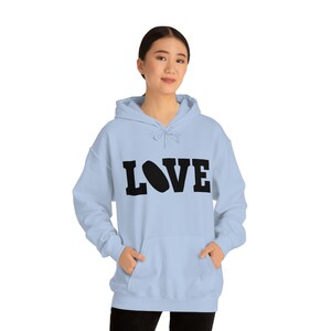Hockey Love Unisex Heavy Blend Hooded Sweatshirt
