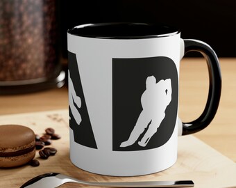Hockey Dad Accent Taza de café, 11oz