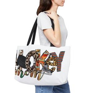 Hockey Mom Weekender Tote Bag