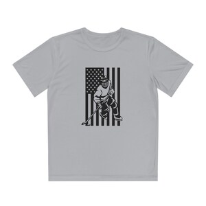 American Flag Hockey Youth Competitor Tee