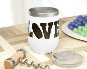 Hockey Love Chill Wine Tumbler