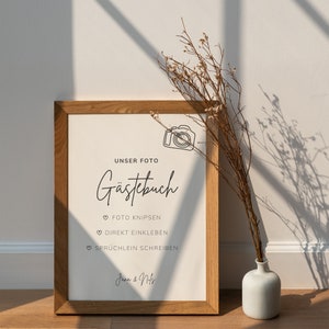Gästebuch Hochzeit Schild Vorlage Fotoecke Aufsteller Hinweisschild Gästebuch Foto Gästebuch Schild deutsch bearbeitbar Download