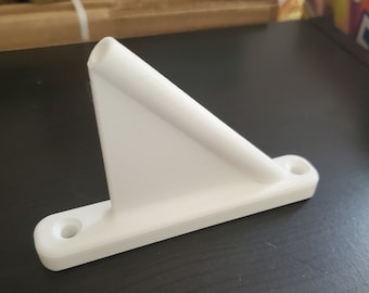 ミニフラッグホルダー - フロントマウント（ネジ付き） - 1/4インチと3/8インチ