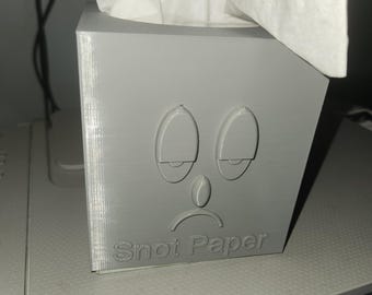 Funny Tissue Box Cover – Funny Tissue Decor – 3D Printed Tissue Holder – Bathroom Decor – Funny Inspired Gift – Square & Rectangle