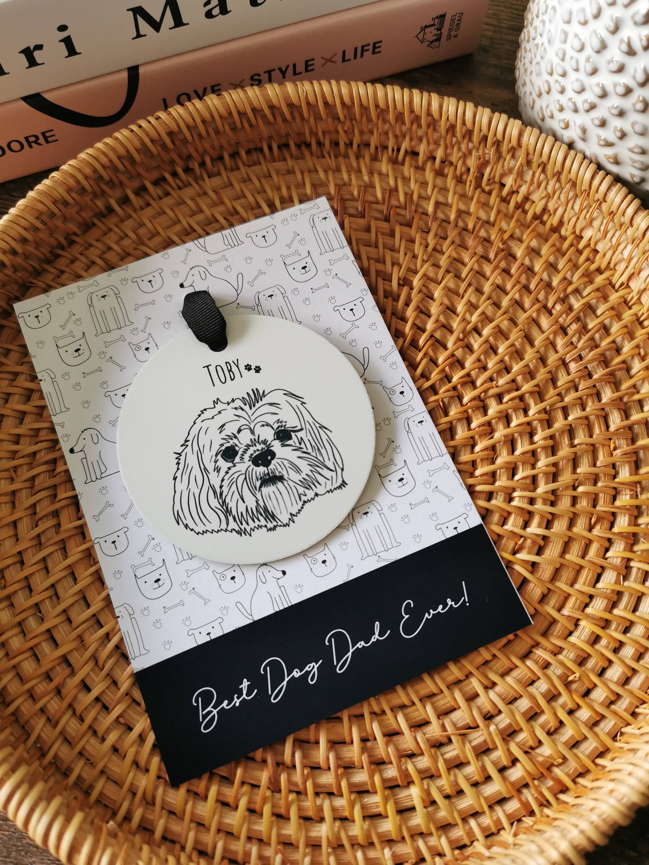 Personalised Dog Bauble Birthday Gift for Dog Mum Christmas Gift for