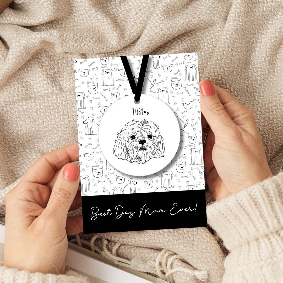 Personalised Dog Bauble Birthday Gift for Dog Mum Christmas Gift for