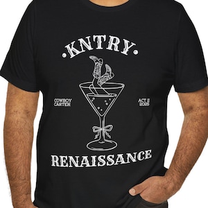 Camiseta unisex de gira de BEYONCÉ KNTRY Renaissance / Cowboy Carter World Europe Us London Paris 2025