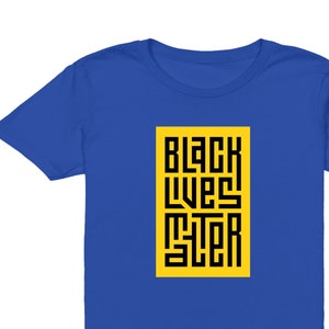 Youth Short Sleeve T-Shirt, Black Lives Matter, Combed Cotton Second Skin Softness