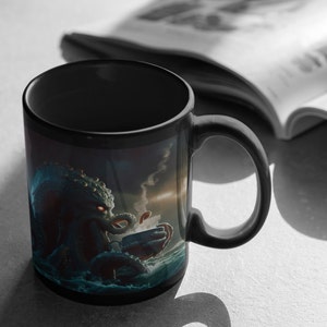 Release The Kraken Caffeine Coffee Mug Tea Cup