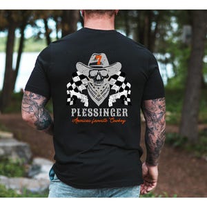 America's Favorite Cowboy Aaron Plessinger Motocross Supercross Unisex Tee, Racing Gift, Off Road Apparel, Dirt Bike Fan Shirt, AP7