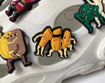 Plantain croc charm, croc charms, funny Jamaica croc charms, cute croc charms, charms for crocs, black girl charms, charm PVC