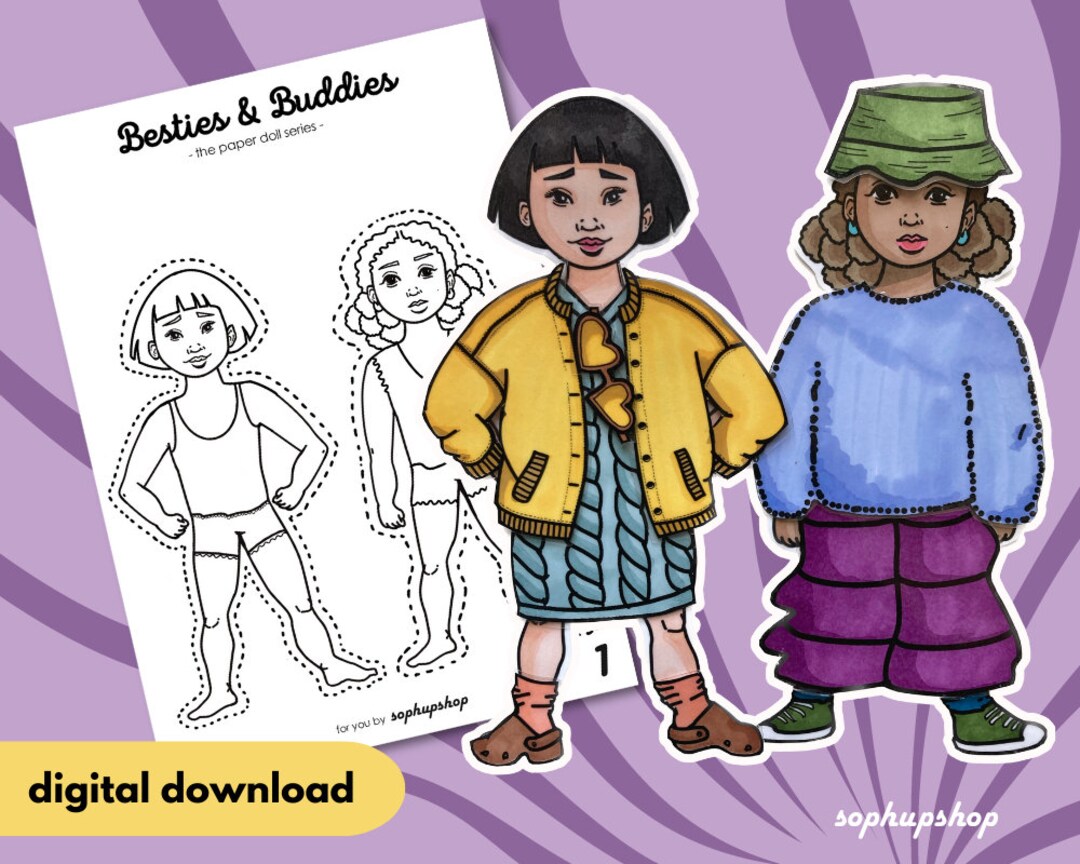 Free Printable African American Paper Dolls