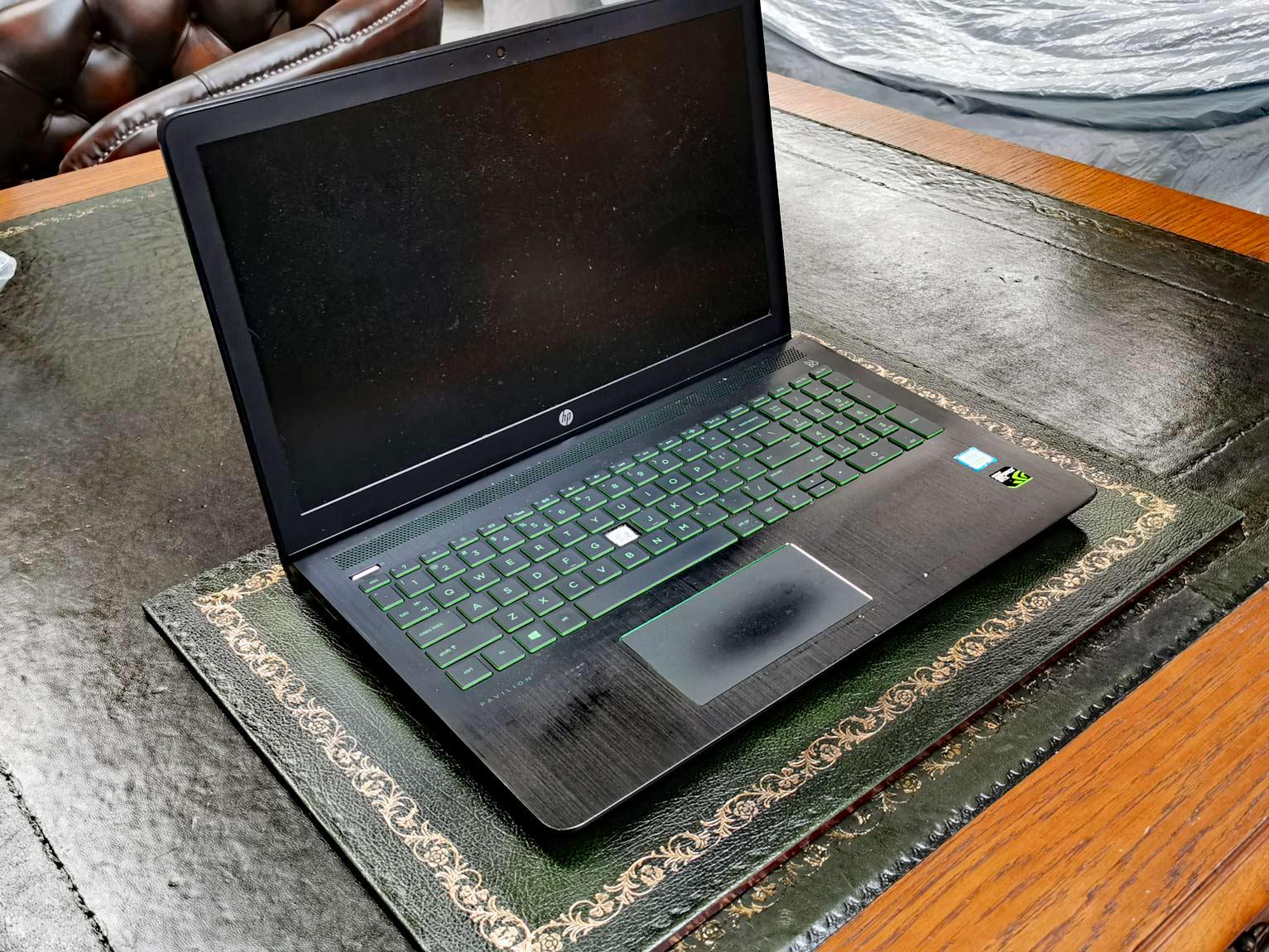Green Leather Lap Top Mat, Leather Desk Top Mat, Desk Mat, Mouse Mat ...