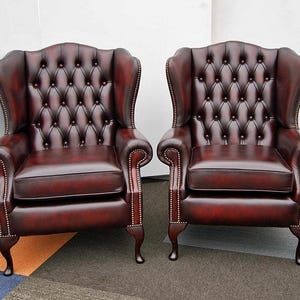 Sedia da ufficio Chesterfield inglese. Sedia girevole da giudice ...