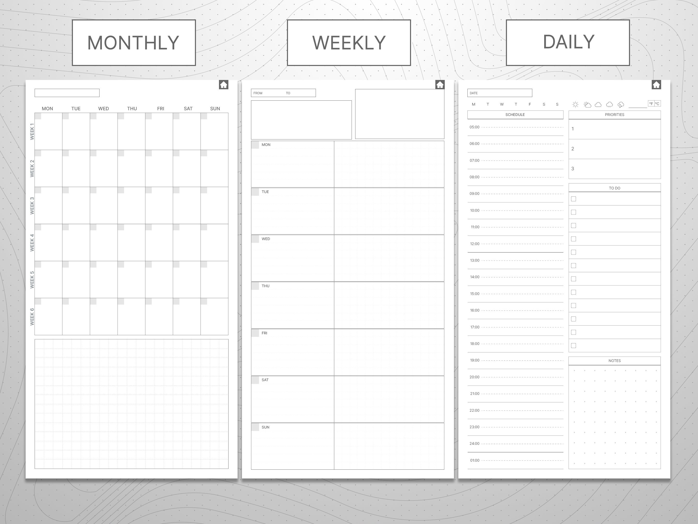 Digital Phone Planner iPhone Digital Planner Android Digital Etsy