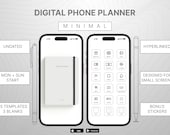 Digital Phone Planner, iPhone Digital Planner, Android Digital Phone Planner, Smartphone Digital Planner, Digital Pocket Planner