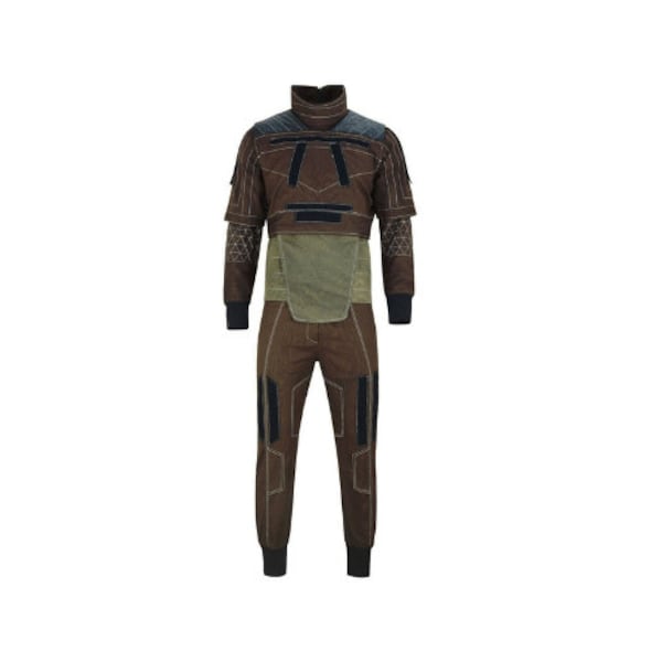 Star War Beskar Din Djarin Mandalorian Flight Suit, Hoogwaardig Star Wars Mandalorian Flight Suit voor cosplayers, cadeau voor hem.