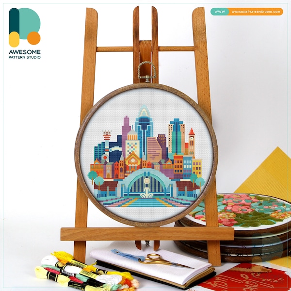 Ohio Cross Stitch Etsy