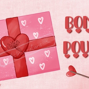 Gift Card Voucher Unique Gift Idea Original Romantic Personalized Valentine's Day Wedding Love Anniversary Couple Special Occasion