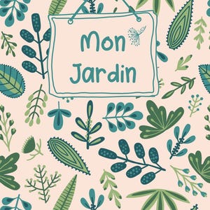 Carnet de Jardinage personnalisable Planification Suivi Evolution  Saisonnière Pages Croquis Journal de Jardinage Cadeau personnalisable