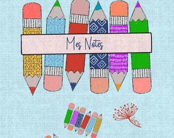 Cuaderno ColoriNotes A5, diario personal, recetas, recuerdo, cuaderno de pensamientos positivos, diario personal, regalo personalizable