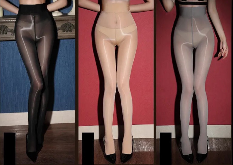 Ultra thin Aurora Horse Oil Stockings High Elastic and Shiny Anti hook Stockings High Gloss Sexy Pantyhose Want Something Special Etsy