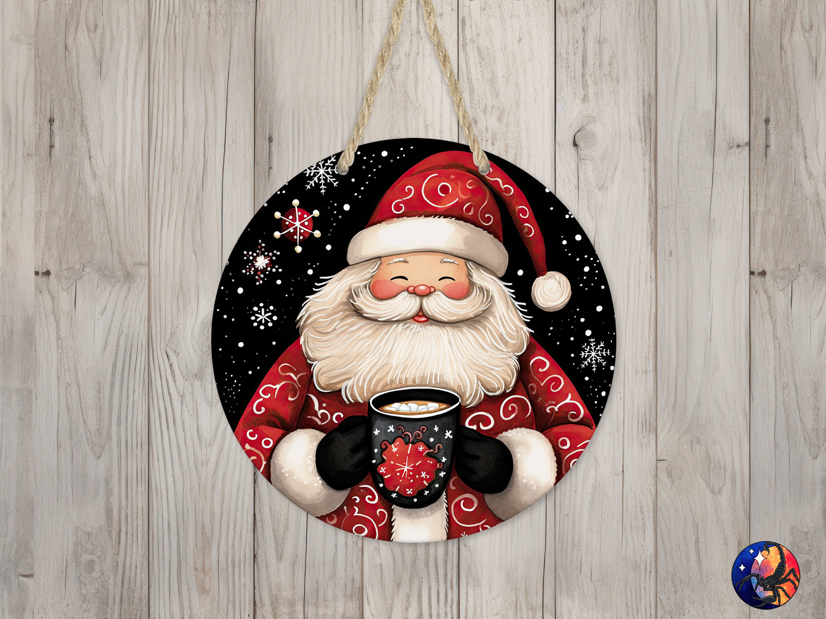 Weihnachtsdekoration Santa Claus Kletterseil Puppe Anhänger Haus Wand –  Frendorf