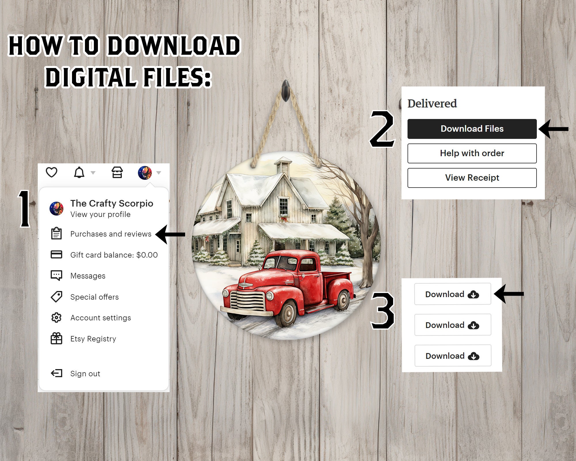 thumbnail image 2 of Custom Canvas Prints Farmhouse Wall Decor Live By Faith Grow In Grace Red Barn And Red Truck Wall Decor - Oh Canvas 2 of 12