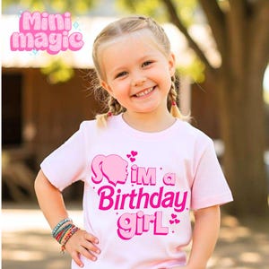 Personalized Birthday Girl T shirt, Doll Party Theme, Doll Trendy, Family Birthday T Shirt, Gift for Girls, Custom Tee, Blonde Doll Design