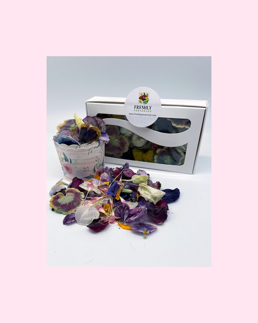 Freeze Dried Edible Flower Petals Etsy