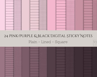 Neutral Digital Sticky Notes | GoodNotes, Notability (PNG Files)