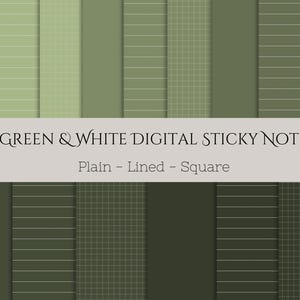 Digital Sticky Notes | Digital Stickers | Digital Planner | Neutral Notes | Aesthetic | Minimalist | GoodNotes, Notability, IPad, PNG Files