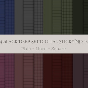 Digital Sticky Notes | Digital Stickers | Digital Planner | Neutral Notes | Aesthetic | Minimalist | GoodNotes, Notability, IPad, PNG Files