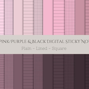 Digital Sticky Notes | Digital Stickers | Digital Planner | Neutral Notes | Aesthetic | Minimalist | GoodNotes, Notability, IPad, PNG Files