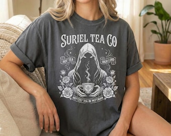 Suriel Tea Co. T-Shirt: A Court of Thorns and Roses Fantasy Reader Apparel