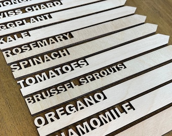 Custom Plant Marker | Garden Stake | Wood Marker | Garden Label | Herb Markers | Plant Stake | Personalized Plant Marker | Plant Tag | Signs