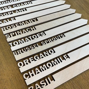Custom Plant Marker | Garden Stake | Wood Marker | Garden Label | Herb Markers | Plant Stake | Personalized Plant Marker | Plant Tag | Signs