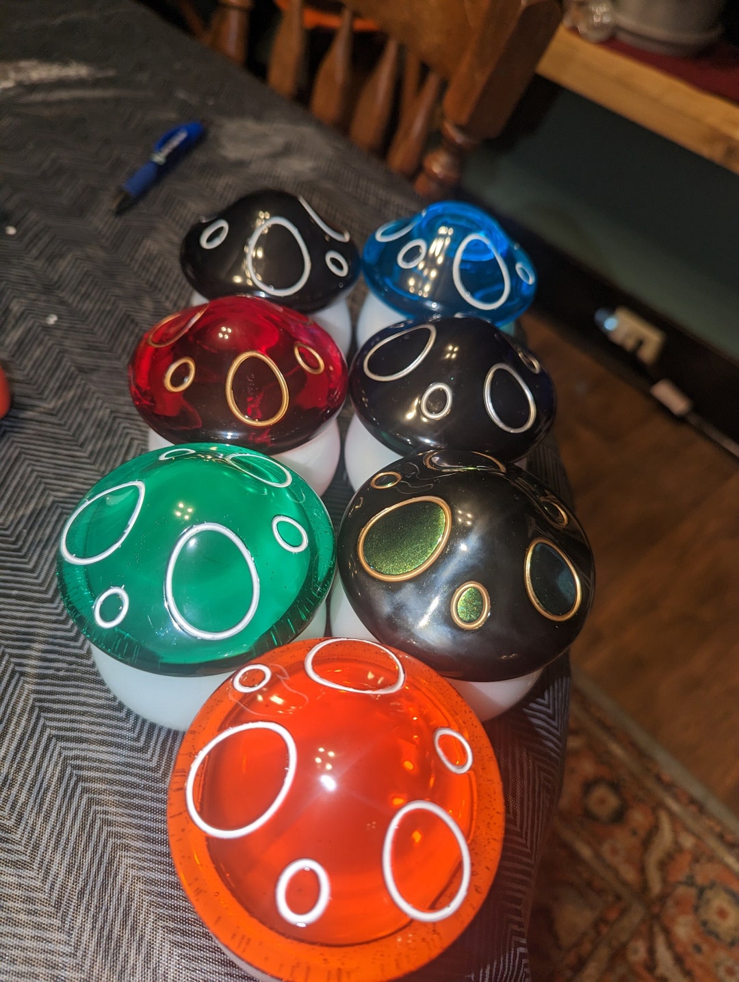 Resin Mushroom Jar Etsy