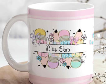 11 oz & 15 oz Teacher Appreciation Coffee Mug Templates Customizable Teacher Cup Design Editable Teacher Mug Wrap PNG Mug Sublimation Design